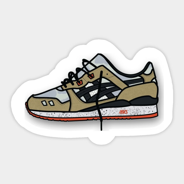 Asics Gel Lyte III Sticker by Monkman_Design